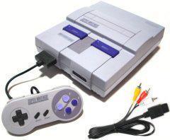 Nintendo SNES Console Yellowed (Model SNS-001, 1 Controller, AV & Power Cable, Super Mario World)